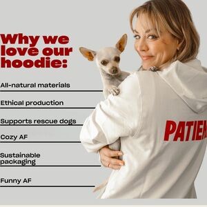 Oh Norman! White hooded sweatshirt